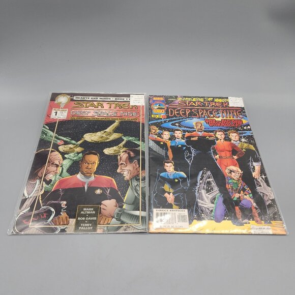 Star Trek Comic Lot x3 DS9 TNG First Issues Marvel Malibu Paramount - Picture 3 of 12